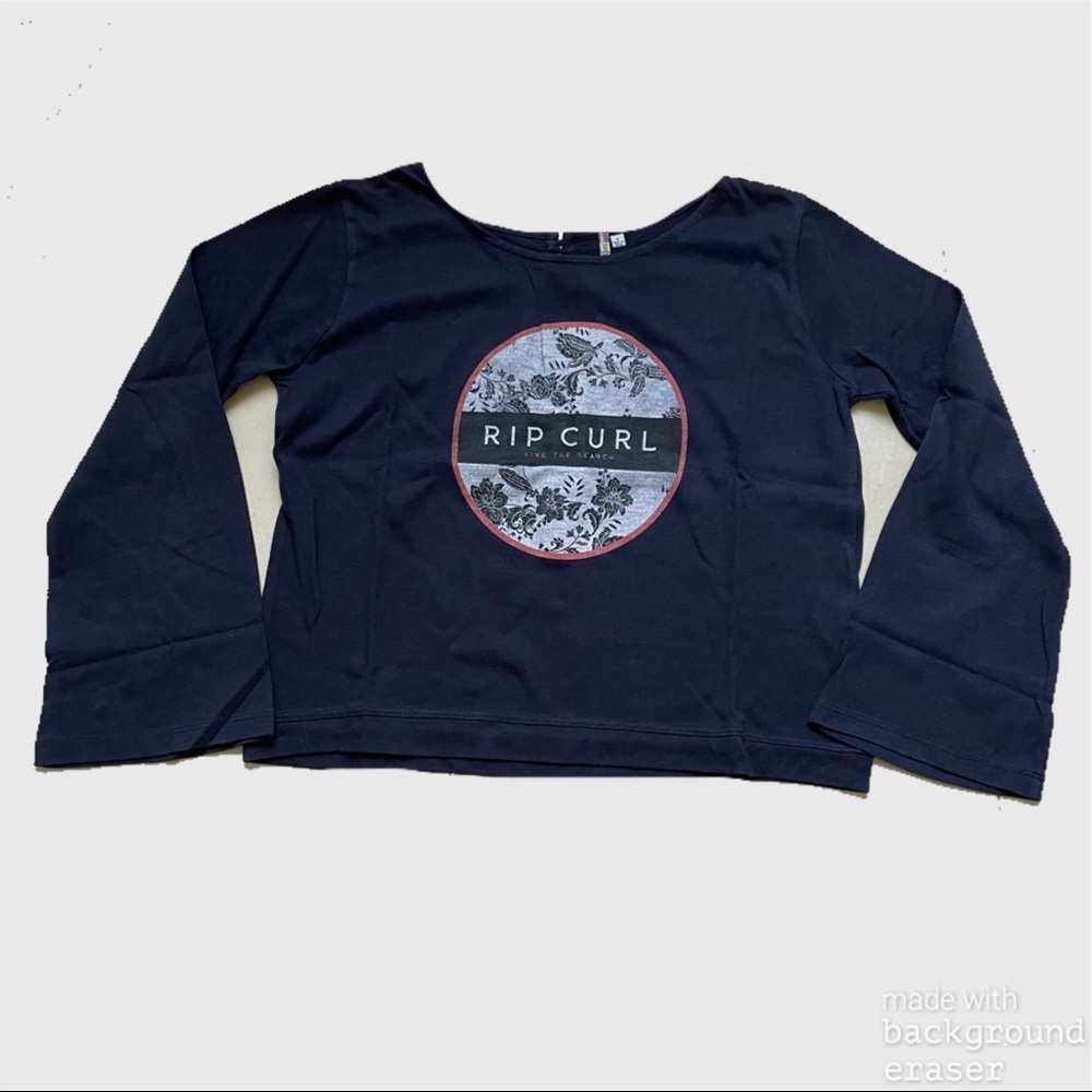 RIP CURL Navy Long Sleeve with Bell Sleeves